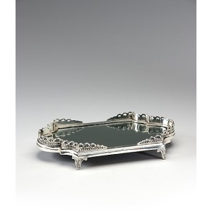 Mirrored Tray With Gallery