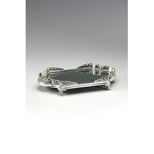 Mirrored Tray With Gallery