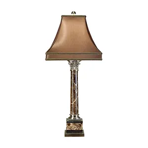 Silver Corinthian Lamp