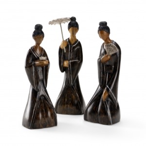 Sitting Ladies  (set 3)