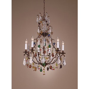 Crystal Fruits Chandelier