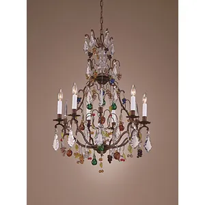 Crystal Fruits Chandelier