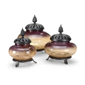Covered Jars (set 3)