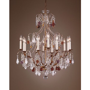 Beaded Crystals Chandelier