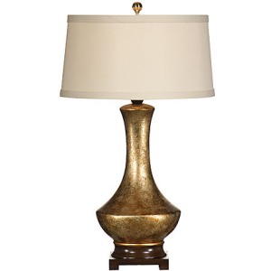 Golden Water Flask Lamp