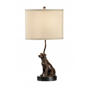Lit Dog Lamp