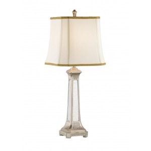 Mirrored Facets Lamp