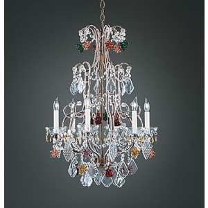Crystal Fruits Chandelier