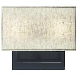 Double Wall Sconce Black
