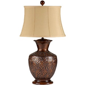 Embossed Vase Lamp
