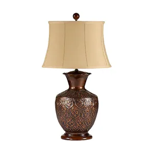 Embossed Vase Lamp