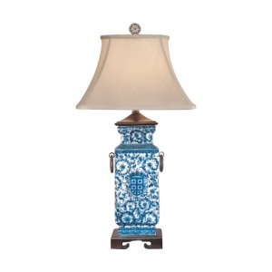 Blue White Heralds Lamp