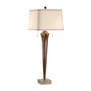 Long Bloom With Stone Lamp