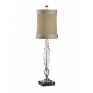 Fluted Crystal Lamp