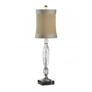 Fluted Crystal Lamp