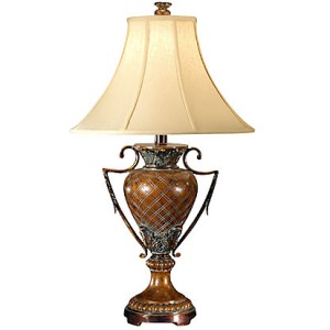 Crisscross Urn Lamp