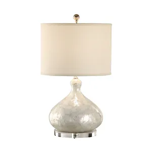 Capiz Shell Bottle Lamp