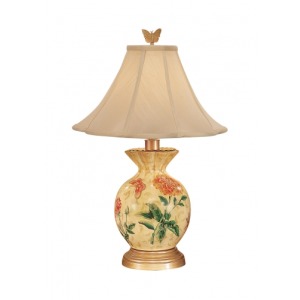 Gathered Vase Lamp