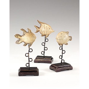 Plinthed Fish (set 3)
