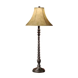 Tall Twist Buffet Lamp