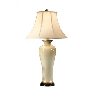 Tall Antique White Lamp