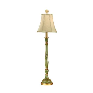 Flowers On Green Lamp