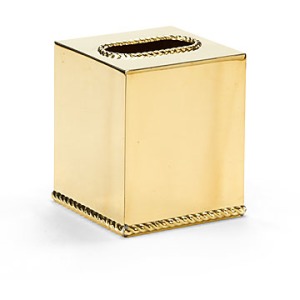Brass Tissue Box Cover