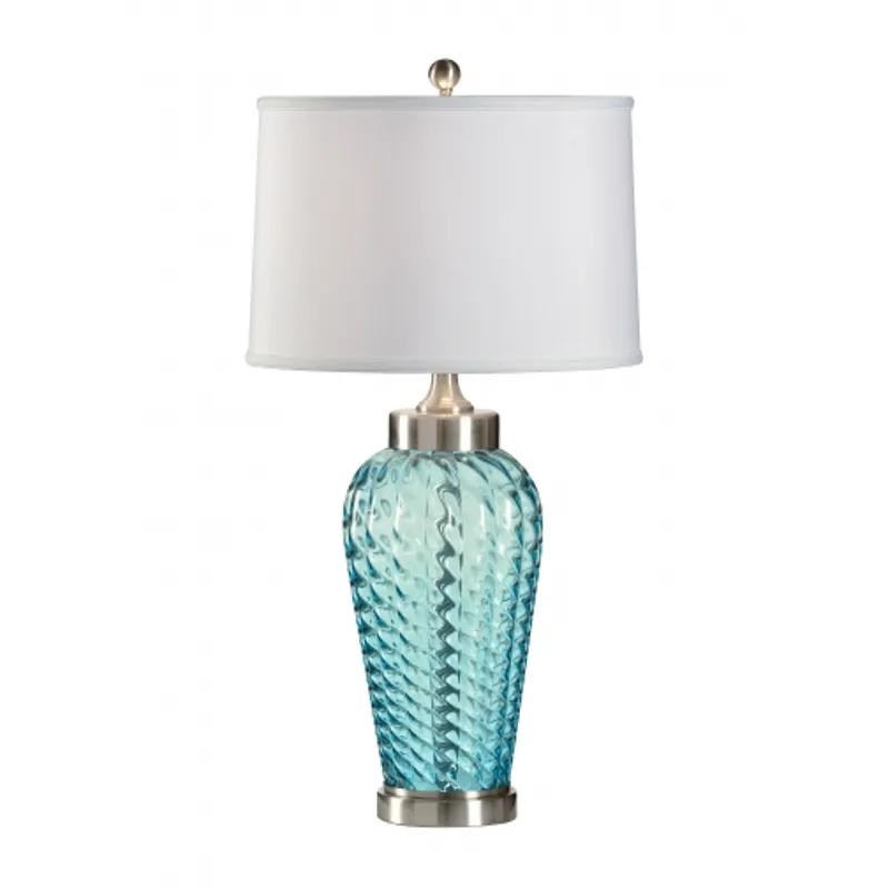 Crinkle Glass Lamp