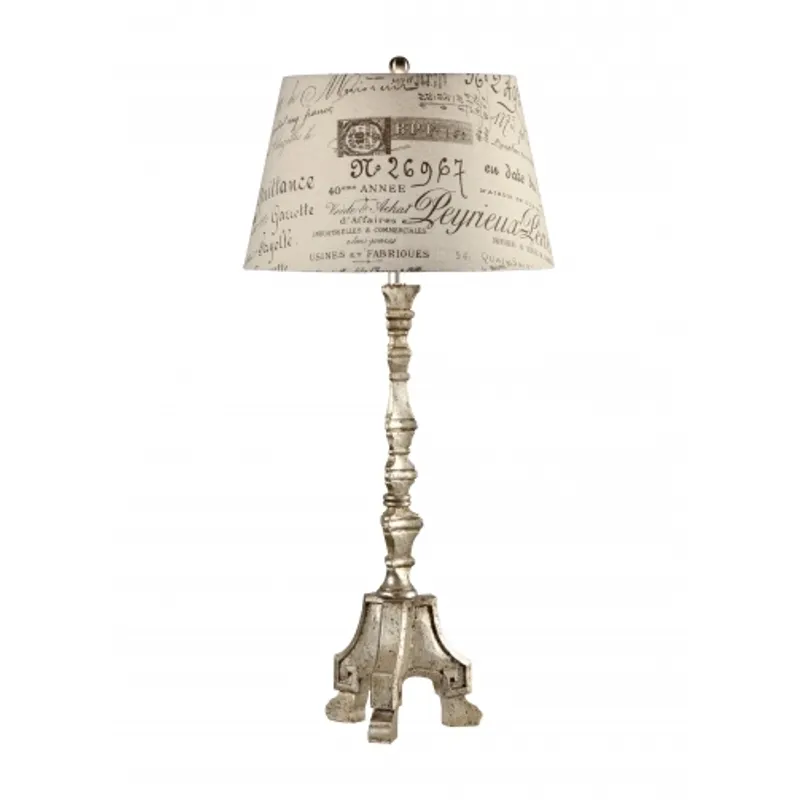 Greek Key Stick Lamp