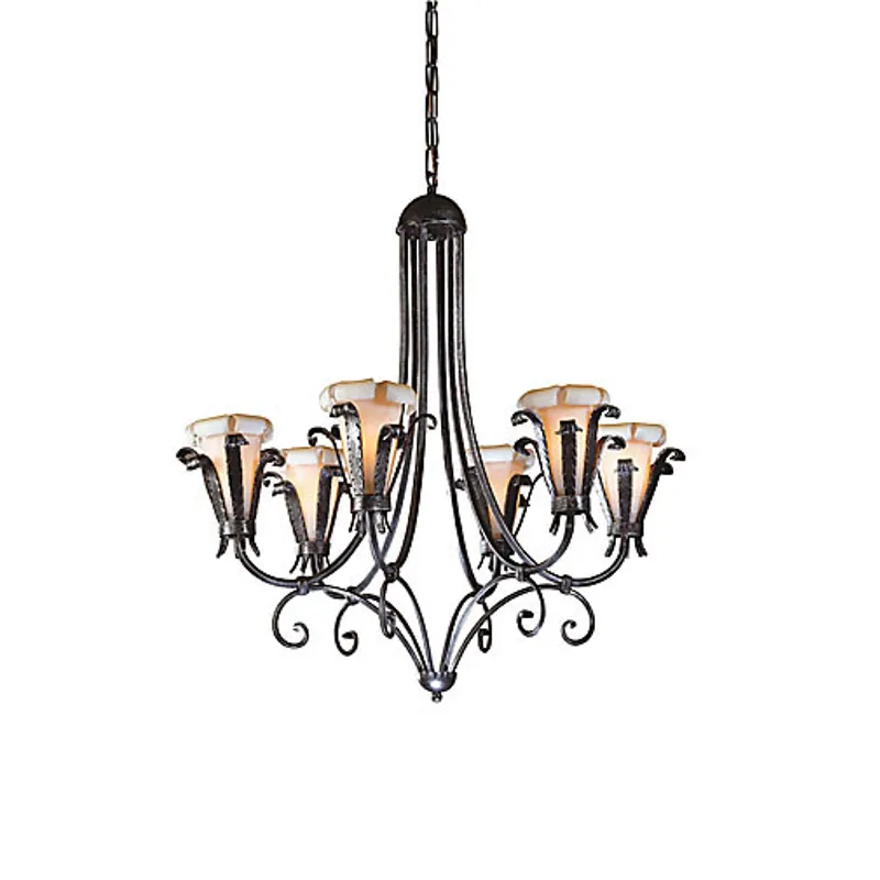 Etruscan Iron Chandelier