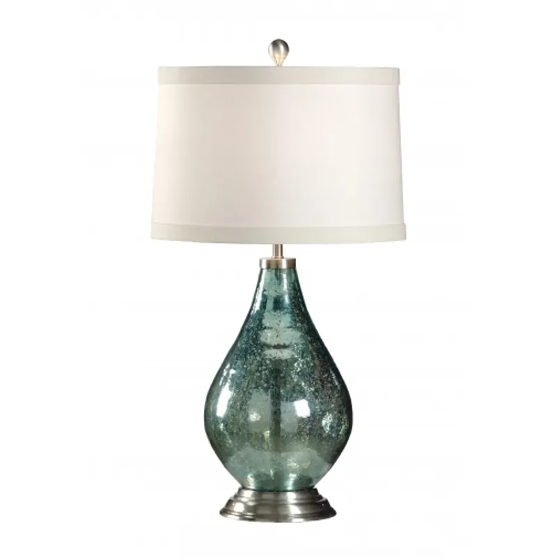 Hammered Glass Lamp