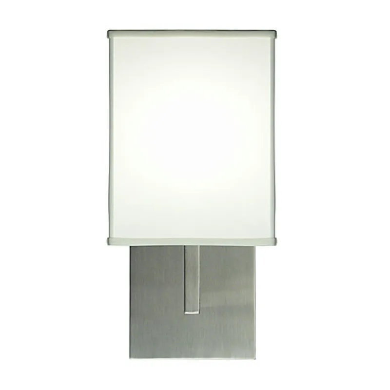 Square Wall Sconce Nickel