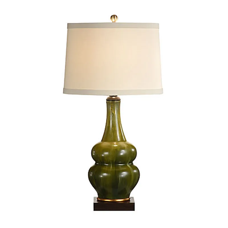 Flowing Green Lamp