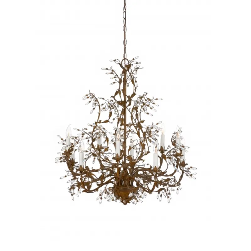 Crystal Buds Chandelier
