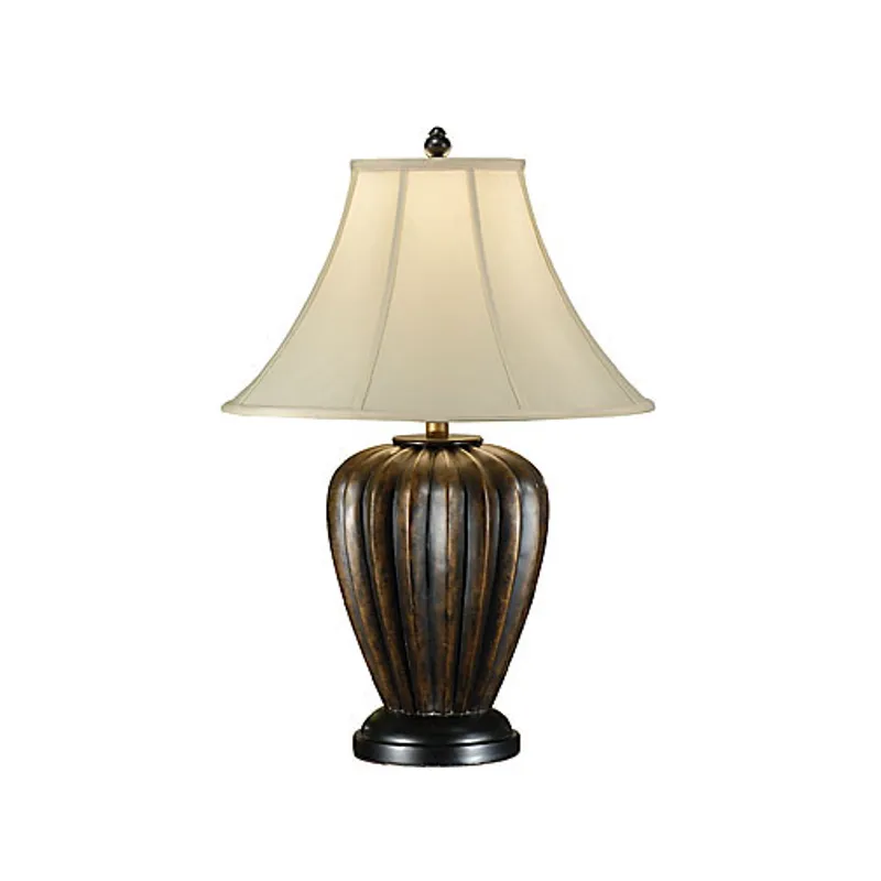 Old Brass Ribs Lamp