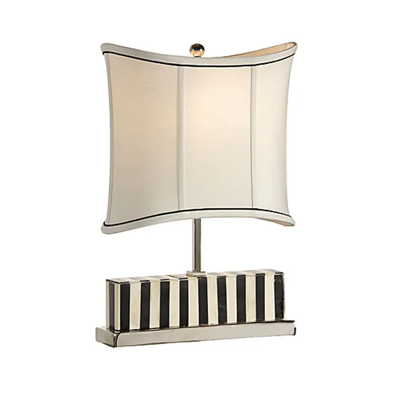Black And White Bone Lamp