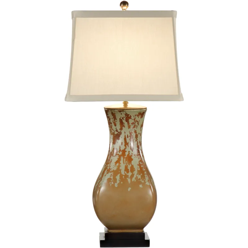 Mottled With Green Lamp