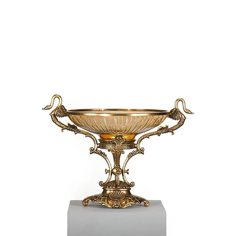 Swan Bowl And Stand