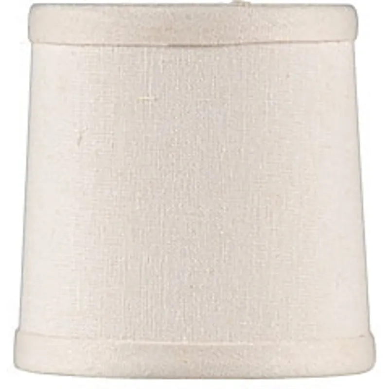 Cream Linen Chandelier Shade