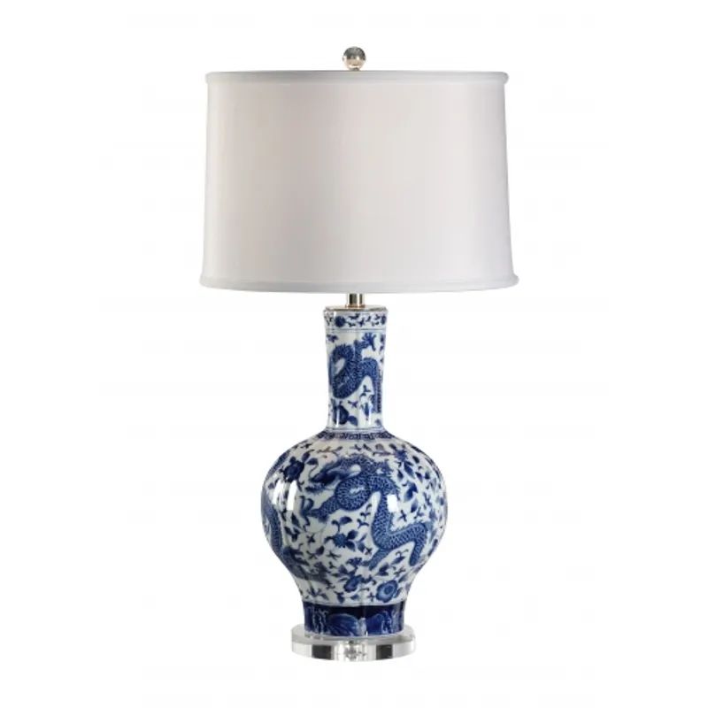 Blue Dragon Lamp
