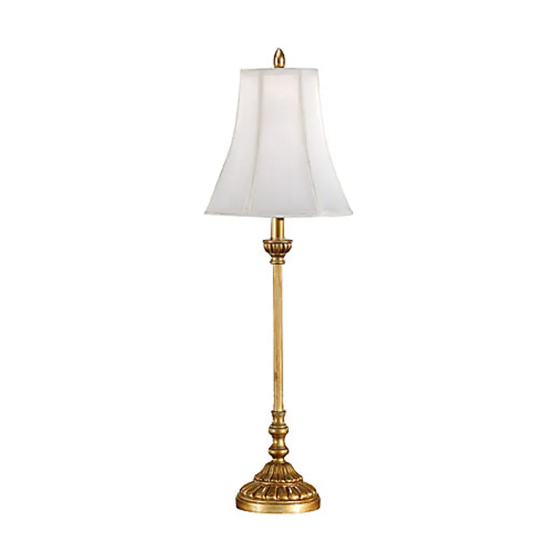 Simple Gold Buffet Lamp