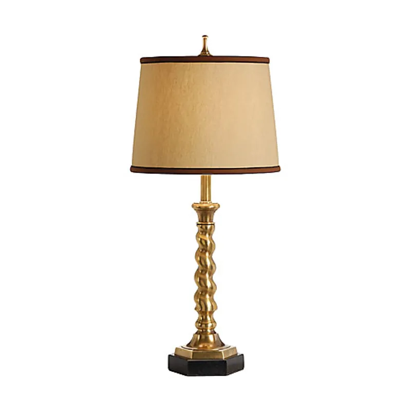 Rope Twist Candlestick Lamp