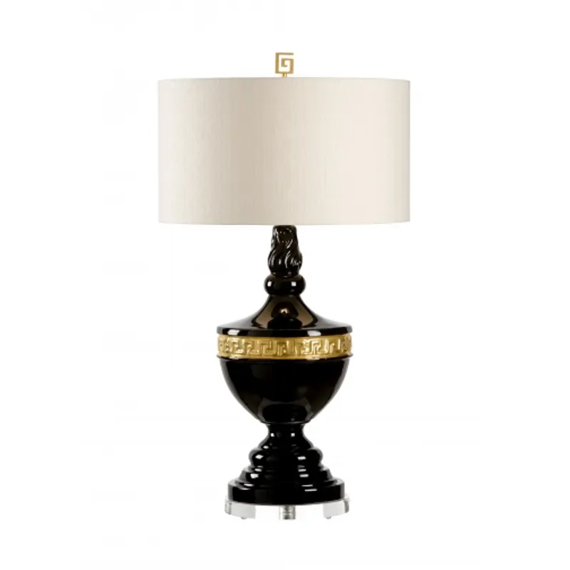 Gate Post Finial Lamp-black