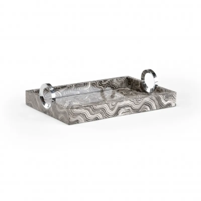 Handled Wood Tray (rect)