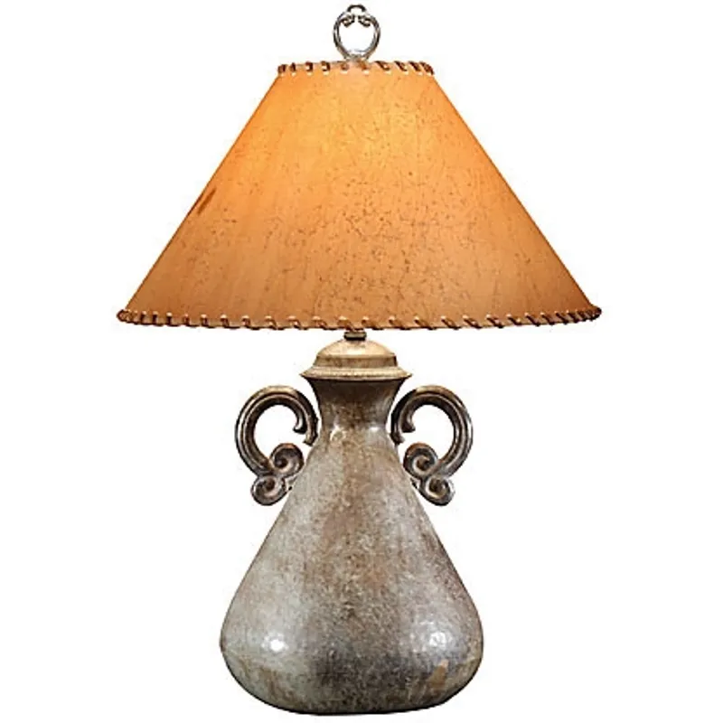 Hammered Bottle Lamp