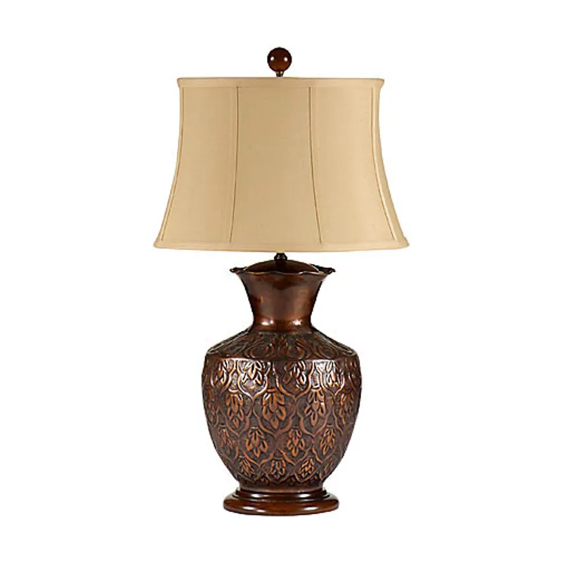 Embossed Vase Lamp
