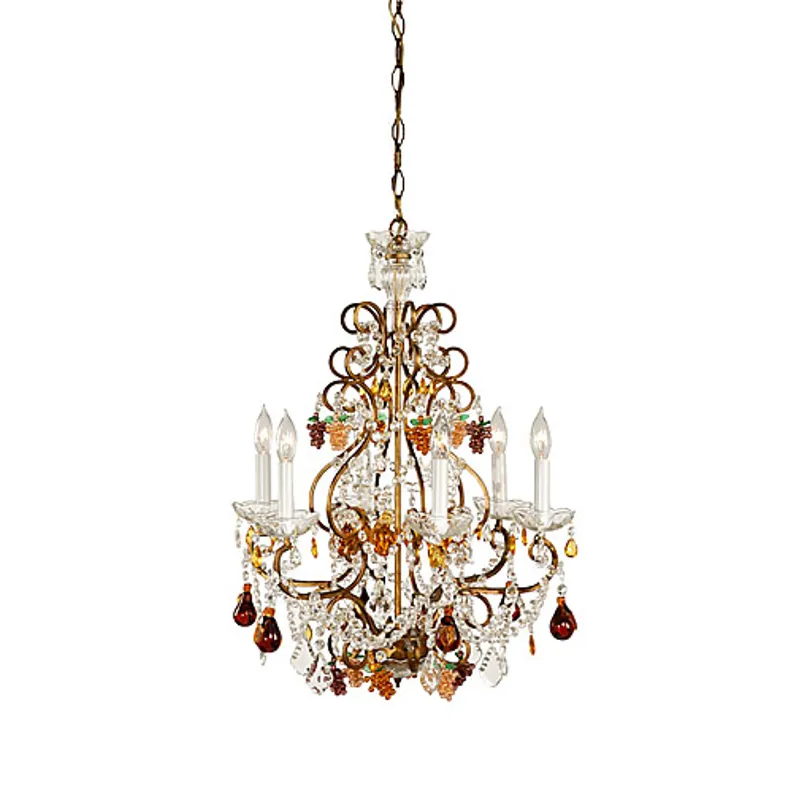 Fruits In Crystal Chandelier