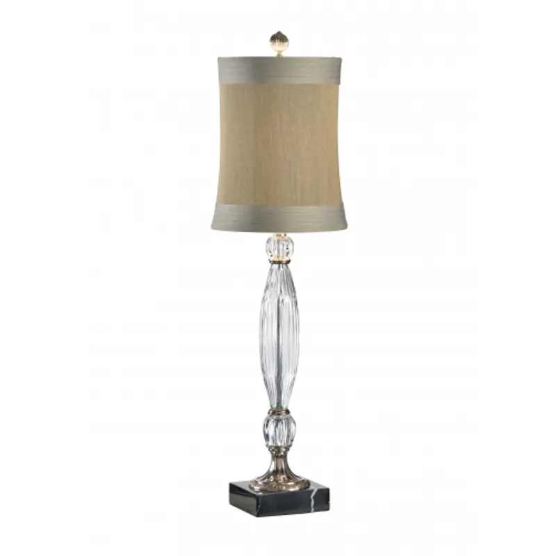 Fluted Crystal Lamp