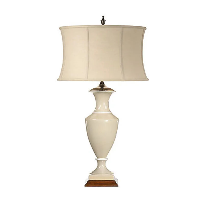 Urn With Cream Lamp