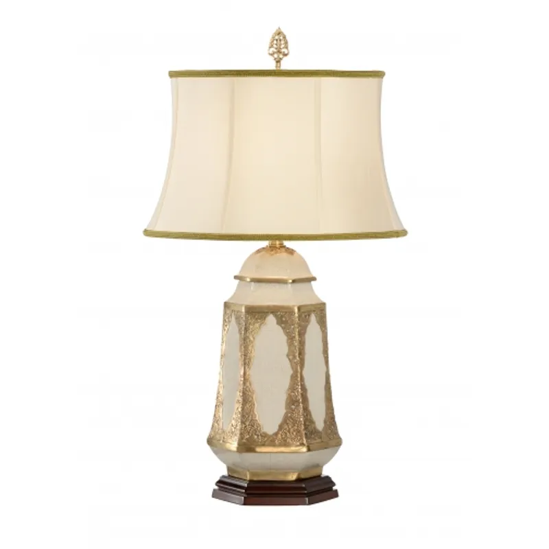 Bound With Brass Jar Lamp